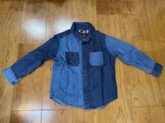 UNIQLO デニム長袖シャツ 110cm