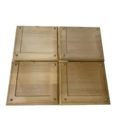 yq87 ウッド調 ナチュラル フォトフレーム 写真立て 4点セット