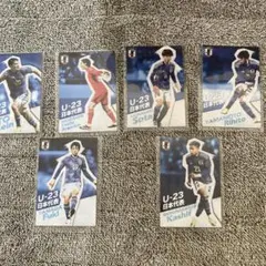 U-23 日本代表チップス　選手トレーディングカードセットカルビー