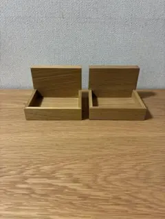 最終価格⭐︎無印　壁に付けられる家具トレー　2個セットのサムネイル