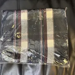 チェック柄マフラー