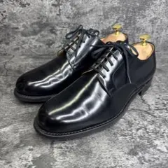 美品✨スコッチグレイン プレーントゥ T0054 ガラスレザー 黒 26cmのサムネイル