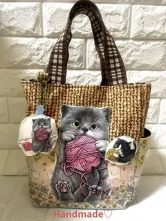 コヤンイサムチョン リトルヤーントートバッグ ハンドメイド4月300円スタート