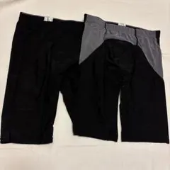 nissen 骨盤ガードル ブラック/グレー　　メッシュ　Lサイズ　2枚組