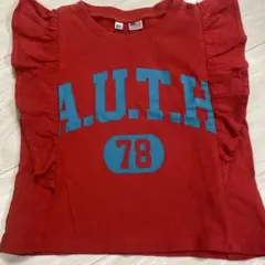 マーキーズ フリル付き Tシャツ 90 赤