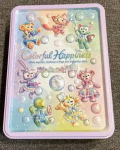 ディズニーシー限定 ダッフィー&フレンズ カラフルハピネス20周年 空き缶