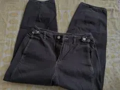 ZARAブラックデニムパンツ