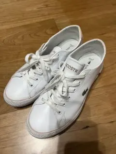 LACOSTE スニーカー ホワイト ピンク　24cm EU38のサムネイル