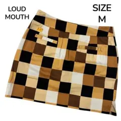 ラウドマウス LOUD MOUTH レディース チェック柄 ゴルフ スカート M