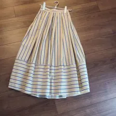 ストライプ柄ロングスカートのサムネイル