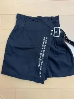 RiccaRicca 黒 ラップスタイル 半ズボン 160