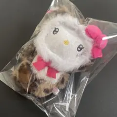 キティちゃんヒョウ柄ぬいぐるみキーホルダー