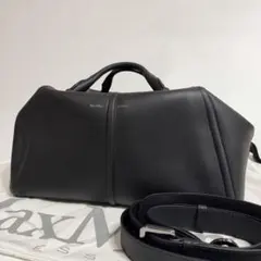 エマ様　マックスマーラ　エルサ　2wayボストンバッグ　ハンド　黒　レザー 2026年最新】Max Mara レディース ボストンバッグ・旅行用バッグの人気