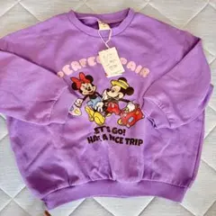 新品未使用　ミッキー　裏毛トレーナー　110cm