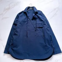 美品✨ZUCCA 2023年モデル コットンブラウス 希少サイズ ネイビーのサムネイル