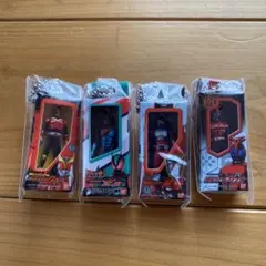 仮面ライダーソフビパッケージチャーム クウガ・ゼッツ・カブト・龍騎