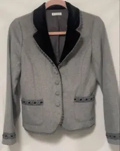 【美品】axes femme 3way ジャケット M グレー レース　アウター
