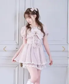 フロントティアードシフォンワンピース - メルカリ