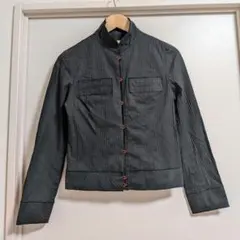 VIVIENNE TAM ヴィヴィアンタム スタンド襟 ジャケット 黒 日本製