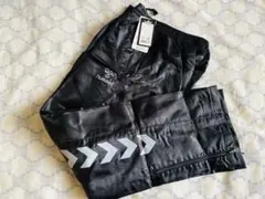 【hummel/ヒュンメル】ウインドブレーカーパンツ Lサイズ ブラック