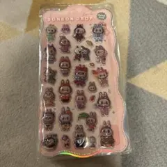 LABUBU ボンボンドロップシール 水なしタイプ 1枚
