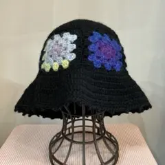 バケットハットクロシェハット手編み