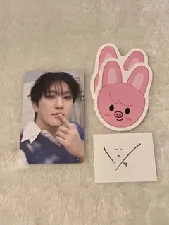 スキズ　ペンミ　チャンビン　3/28 入場特典トレカ　落下物