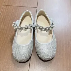 【新品未使用】内側実寸16.5cm ドレスシューズ キラキラシューズ キッズ靴