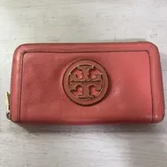 Tory Burch ピンクレザー長財布