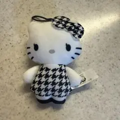 ハローキティ ぬいぐるみ　ハッピーセット 千鳥格子