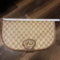 Gucci GGパターン レザークラッチバッグ