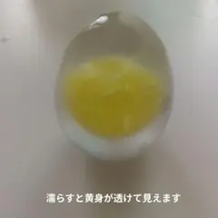 ガラス製 卵型 置物　180g