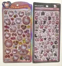 【正規品】　ボンボンドロップシール　サンリオ　文字　うるちゅる　キティ