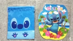 スティッチ ミニ巾着&らくがき帳セット