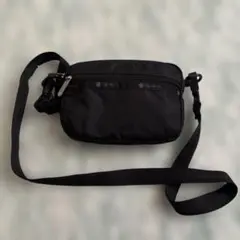 LeSportsac ショルダーバッグ ブラック ナイロン