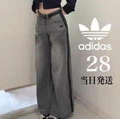 希少32⭐️adidas アディカラー Adilenium デニムパンツ グレー - メルカリ