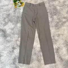 イネド　テーパードパンツ　スラックス　【Ｍ】11　千鳥格子柄　センタープレス