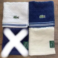 Lacosteハンカチ　3枚セット　Aセットのサムネイル