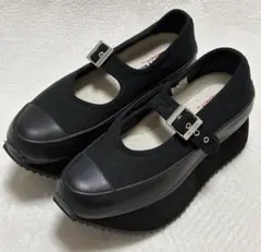 CONVERSE 厚底 メリージェーンスニーカー 23cm ブラック