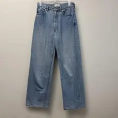 MACAPHEE ワイドストレートデニム　36