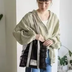 未使用フリークストア別注フリルメッシュシューズバッグブラック