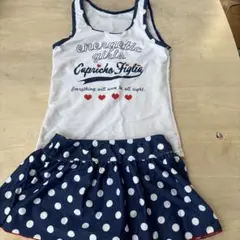 値下げ❌美品❣️セパレート水着 女の子用 ドット柄　150