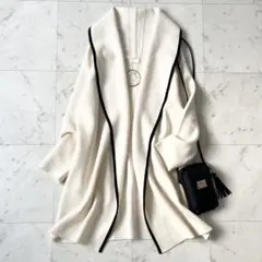 美品♪ボールジィ　クリーニング済み　ウール　日本製　コーディガン　羽織　長袖　F