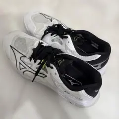 Mizuno バレーボールシューズ ホワイト/ブラック/イエロー