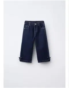 ZARAKIDS リボン付きデニムキュロット98cm 3year