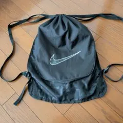 Nike ナップサック　ブラック　y2k 　ドローストリングバッグ