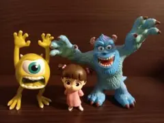 モンスターズインク　フィギュア3点セット
