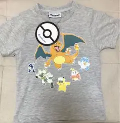 ポケモン 半袖シャツ グレー