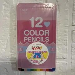 Tombow ippo! 12色 色鉛筆 スライド缶 スライド式ケース　トンボ