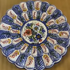 【新品】トルコ時計 陶器製 カーネーション柄 掛け時計 新品】トルコ時計 陶器製 カーネーション柄 掛け時計 - メルカリ
